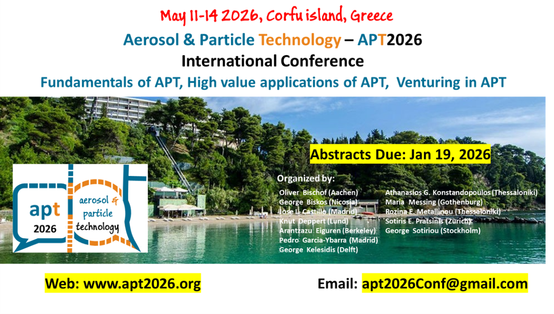 Aerosol & Particle Technology Conference 2026